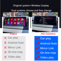 Apple CarPlay et Android Auto sans fil pour BMW X5 E70 F15 Système CCC CIC NBT EVO, Mirror Link, AirPlay, mise à niveau de la navigation, CarPlay