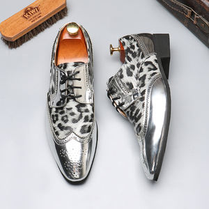 Zapatos Casuales de Negocios de Cuero de Alta Calidad para Hombre, Zapatos de Vestir Formales con Punta Tallada, Zapatos Oxford de Cuero para Hombre - Product Image 4