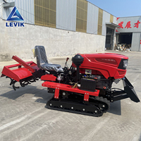 Compacteur de sol à chenilles haute efficacité 35 CV pour la ferme et la préparation des semis