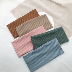 Vente en Gros <span class=keywords><strong>Bandeau</strong></span> Cheveux <span class=keywords><strong>Femme</strong></span> Coton Couleur Unie Haute Qualité <span class=keywords><strong>Bandeau</strong></span> Sport Yoga Fille <span class=keywords><strong>Femme</strong></span> Logo Personnalisé - Product Image 2
