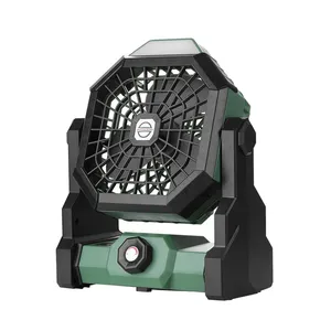 Portable USB Rechargeable <b>Camping</b> <b>Lantern</b> Fan Adjustable Speed <b>LED</b> Lights Tent with 7800mAh Battery Operated for Hiking - Product Image 6