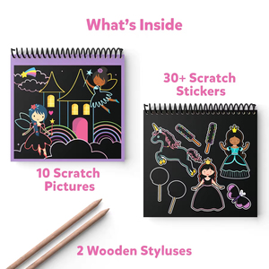 Nouveau Cahier <span class=keywords><strong>de</strong></span> Grattage Magique Arc-en-ciel pour Enfants, Jouet Éducatif <span class=keywords><strong>de</strong></span> <span class=keywords><strong>Peinture</strong></span> en Gros pour Mères <span class=keywords><strong>et</strong></span> Enfants - Product Image 6