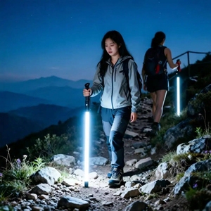 Professional Night Climbing Equipment Walking <strong>Sticks</strong> Ultra-light Lighting Convenient Hiking and Luminous Trekking Poles - Product Image 1