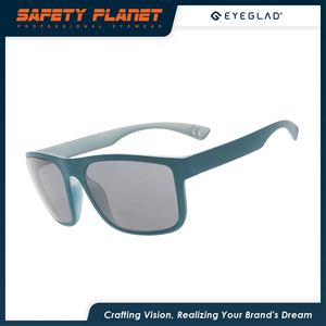 Lunettes de soleil personnalisées avec protection UV Lunettes de cyclisme de couleur dégradée avec logo et emballage de lunettes de soleil personnalisées - Product Image 6