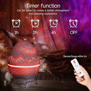 Dinosaur <b>Egg</b> Crack Transparent Galaxy Projector Atmosphere Night Light Speaker White Noise - Product Image 6
