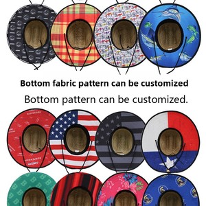 Sombrero de Paja de Verano al por Mayor para Salvavidas, Pesca, con Logotipo Personalizado, Estilo Americano, para <span class=keywords><strong>Playa</strong></span> y Surf - Product Image 3