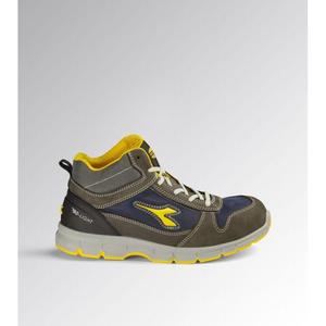 Chaussures de sécurité Diadora Run Mid S3S, embout en acier, antistatiques, bottes de travail pour hommes, tige en maille respirante, noir, taille 46 - Product Image 1