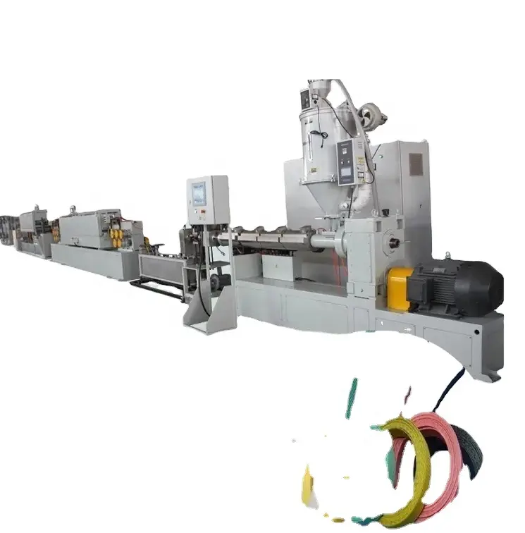 Plastic Pp Belt Strapping Band Production Line Packaging Strap Rope Making Machine With Single Screw