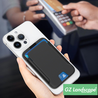 Penyangga Kartu Telepon Magnetik Model Pribadi Paten Asli Bisnis Minimalis, Dompet Telepon PC Keras Tipis Khusus untuk Magsafe