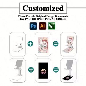 New Custom Logo Desk Promotion Portable Cell Foldable Business Gift Wholesale Phone <b>Holder</b> Stand - Product Image 2