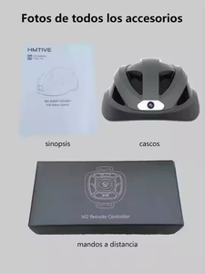 電動サイクリング用スマート屋外スポーツヘルメット滑るスケートリモコンLEDライトインジケータ保護ライディングヘルメット - Product Image 4