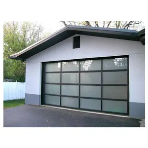 Hurricane proof custom made thin frame garage doors garage door Factory Price Garage Door