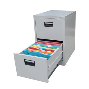 ตู้เก็บเอกสารเหล็กแบบพับได้2ลิ้นชักทันสมัยสำหรับสำนักงานโรงแรมโรงเรียนการประชุมเชิงปฏิบัติการการใช้งานในคลังสินค้า - Product Image 5