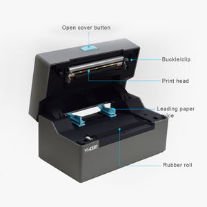 Impresora de Etiquetas Térmicas de 4 Pulgadas, Impresora de Etiquetas de Embalaje 4x6, Impresora de Guías de Embarque, con Interfaz USB, LAN, BT, WIFI Opcional - Product Image 2