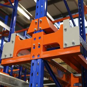 Storage Metal Pallet Rack Industrial Warehouse Aisle High Density Storage Metal Pallet Rack Radio Shuttle Rack