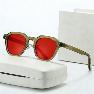 Lunettes de jeu tendance TR90 avec verres rouges, lunettes anti-lumière bleue, lunettes pour multiples occasions, anti-reflets pour le marathon de jeu - Product Image 1