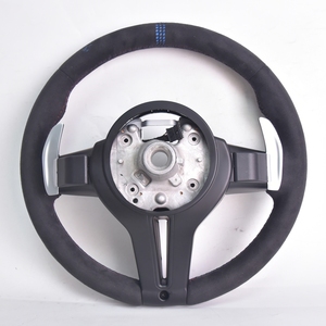 <span class=keywords><strong>Volante</strong></span> Deportivo Estilo CS con Detalles en Carbono y Alcántara para <span class=keywords><strong>BMW</strong></span> F10 F20 F22 F30 F31 M2 F87 <span class=keywords><strong>M3</strong></span> F80 M4 F82 F85 F90 F15 E70 E90, Disponible en Stock - Product Image 4