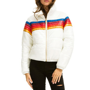 Vestes matelassées coupe-vent personnalisées en gros, qualité supérieure, nouvelle collection hiver, manches longues, pour femmes, avec étiquette privée - Product Image 3