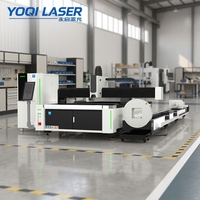 Machine de découpe laser à fibre automatique haute puissance pour tôles et tubes, 3000-6000W, découpeuse laser CNC pour plaques/tuyaux 60951520mm, industrielle