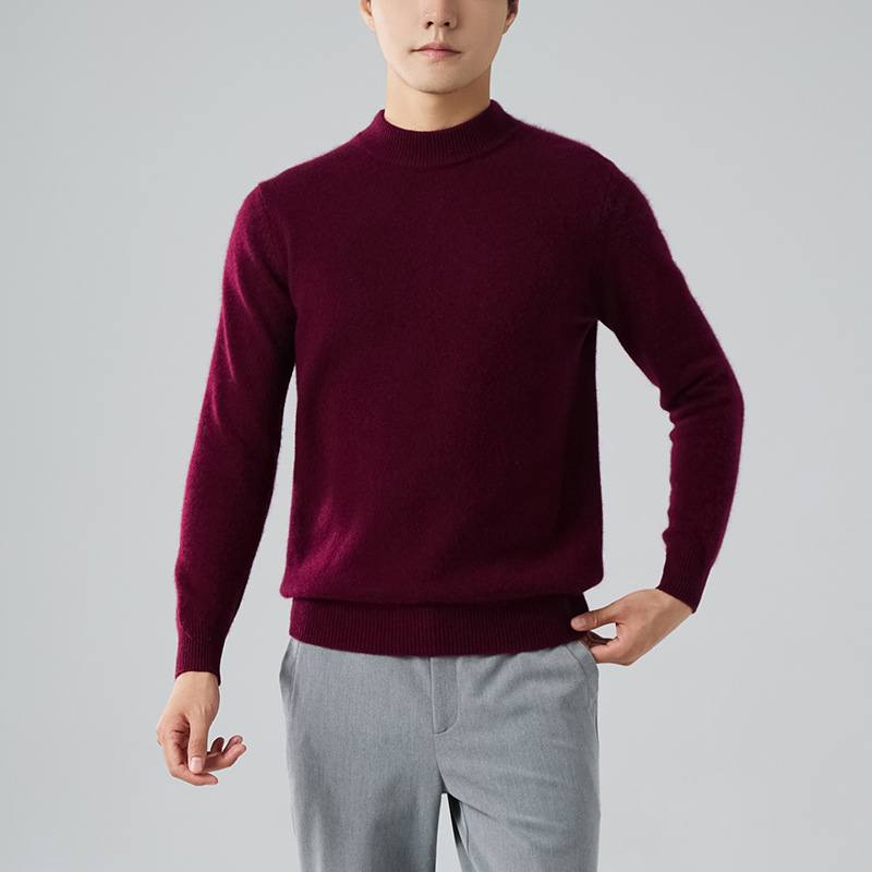 Demi col roulé [SY811] rouge foncé