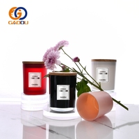 Stoples Lilin Kaca Hitam Matte 2oz 4oz 8oz Custom dengan Tutup Besi dan Kotak Hadiah, Stoples Krim Kosmetik 30g 60g 100g 120g 200g 250g