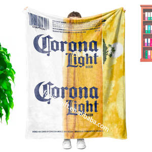 El más nuevo diseño Custom Logo Corona Extra Beer Chingona Toxica franela polar Manta polar manta de viaje - Product Image 6