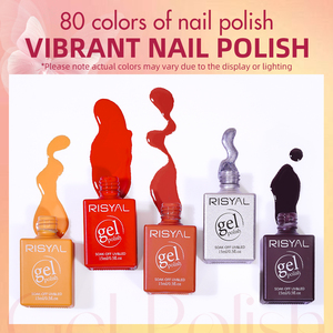 <span class=keywords><strong>Vernis</strong></span> à ongles RISYAL 76 couleurs rose <span class=keywords><strong>rouge</strong></span> noir 15ml finition brillante UV <span class=keywords><strong>semi</strong></span>-<span class=keywords><strong>permanent</strong></span> hybride pour salon de manucure - Product Image 4