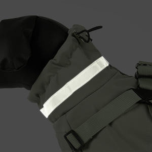 Vente en gros de vestes de luxe pour chiens XL à motif solide vestes d'hiver personnalisées pour animaux de compagnie manteaux <span class=keywords><strong>boxer</strong></span> et teckel réglables - Product Image 5