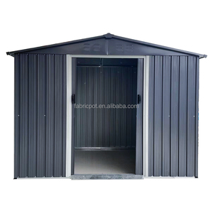 High Quality Metal Shed Large Double Slope Garden Storage Shed Outdoor House