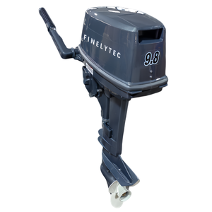 Moteur marin 2 temps 9,8 CV 169cc 2 cylindres stable et abordable, personnalisé en usine, pour bateau pneumatique de pêche et de travail - Product Image 2