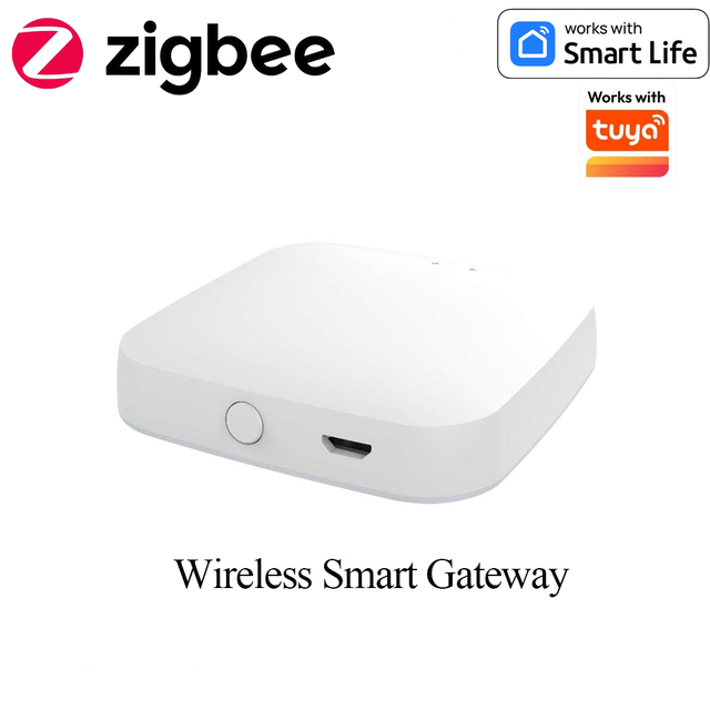 Tuya ZigBee Smart Home Gateway Hub Wireless APP Bridge Alexa Google Home Remote Control Smart Gateway for Smart Home Automation