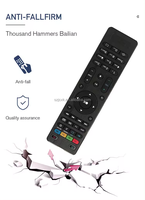 Control Remoto Jcxk de 45 Teclas para TV, Personalizado de Fábrica, Función OEM ODM, Soporte de Diseño y Desarrollo