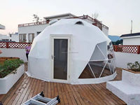 Glamping camping safari tente dôme géodésique personnaliser couleur personnaliser taille grand espace tente dôme pour extérieur hôtel mariage grand ev