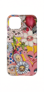 Custodia per iPhone 17 con motivo floreale e cartoni animati - Product Image 1