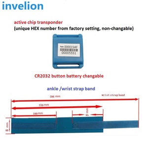 Transponder thời gian hệ thống thể thao giải pháp hoàn chỉnh với 2.4GHz hoạt động đọc mắt cá chân tái sử dụng chip cho hig speedmtb đi xe đạp đua - Product Image 5