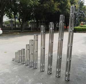 Modular Steel Truss Frame <b>Wedding</b> <b>Backdrop</b> Event Display Advertising <b>Stand</b> Heavy Duty Galvanized Metal Support Structure 10cm - Product Image 2