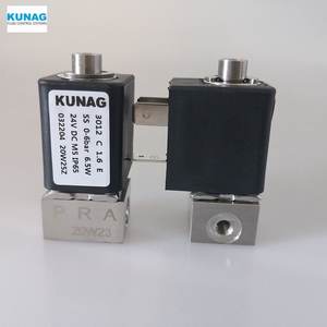 Válvula Solenoide de Tres Vías KUNAG 3012-A1, Fijación Inferior M5, para Control de Agua - Product Image 3