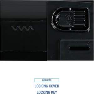 Distributeur de serviettes Boardwalk T1770BKBW Ultrafold Multifold/C-Fold 11,75 po X 6,25 pouces X 18 pouces Perle noire - 11,75 pouces X 6,25 pouces X - Product Image 4