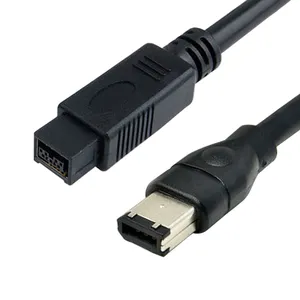 Ieee 1394 Firewire 800 ke 400 9 Pin ke 6 Pin kabel 9pin 6-pin kabel Firewire 6 kaki 1.8m