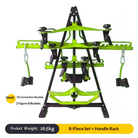 8 Kits d'Appareils de Musculation pour Traction, Poignées d'Entraînement du Dos, Cordes d'Entraînement de Force, Accessoires pour Machines de Fitness