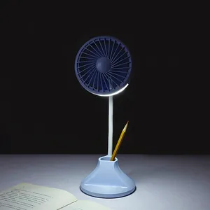 Hot School Students USB Storage Deck Fan Kids Mini Table Fan with Reading Light