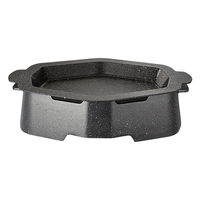 Plaque de cuisson multifonctionnelle moderne en alliage d'aluminium antiadhésive compatible avec les cuisinières à gaz, lavable au lave-vaisselle, pour barbecue extérieur et fruits de mer