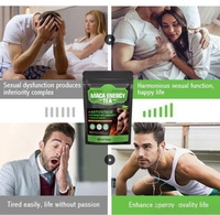 Thé Herbal Énergisant Naturel au Maca – Complément de Vitalité pour Hommes Adultes – Stimule la Fertilité Masculine et la Vitalité Rénale – Végétalien et Sans Gluten