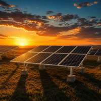 Système de montage solaire au sol CHIKO, système de montage au sol pour panneaux solaires, panneaux photovoltaïques T2VC, OEM personnalisé