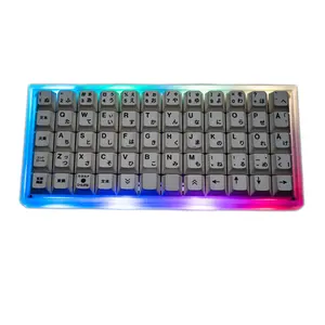 Teclado mecánico <span class=keywords><strong>de</strong></span> policarbonato TGR matriz famoso teclado <span class=keywords><strong>de</strong></span> <span class=keywords><strong>grabado</strong></span> <span class=keywords><strong>láser</strong></span> logotipo personalizado teclado <span class=keywords><strong>servicio</strong></span> - Product Image 4