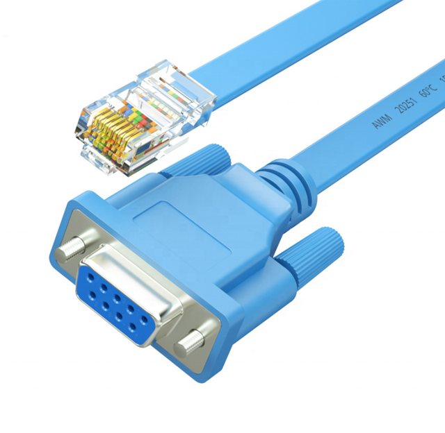 6FT 1.8M RS232 DB9 Female to RJ45 Serial Console Cable