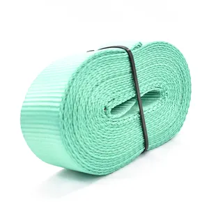 Forcentra אמריקאי רגיל באינטרנט sling sling ירוק העליון רובד ירוק רובדי פלדה שטוחים אינסופי פוליאסטר שטוחים 100% פוליאסטר 3 מ 'oem 2m
