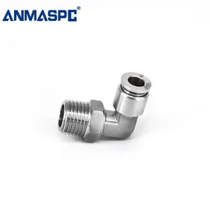 <span class=keywords><strong>Pl</strong></span> Snelle Aansluiting L Type Slang Push-In Elleboog Connector Draaibaar Mannelijk X 10Mm Pijp Od Pneumatische Fitting - Product Image 4