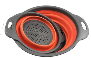 Multifunction <b>Plastic</b> Folding Kitchen Drain <b>Basket</b> Steamer Vegetables Fruit <b>Baskets</b> Wash Bowl - Product Image 6