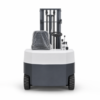 Chariot élévateur électrique compact à trois roues, batterie sans entretien, système AC haute efficacité, chariot élévateur homologué CE ISO